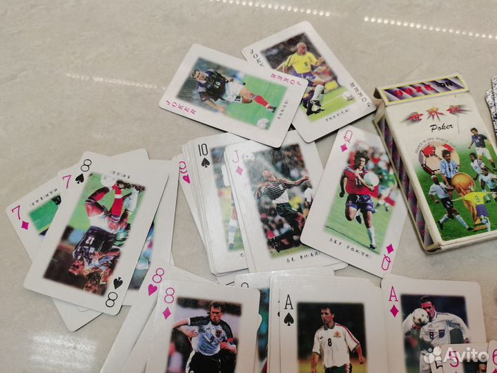 Карты игральные футбол чемпионат мира 1998 года