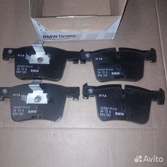 Колодки тормозные передниеBMW1 F20/3 F30/X3 F25 10