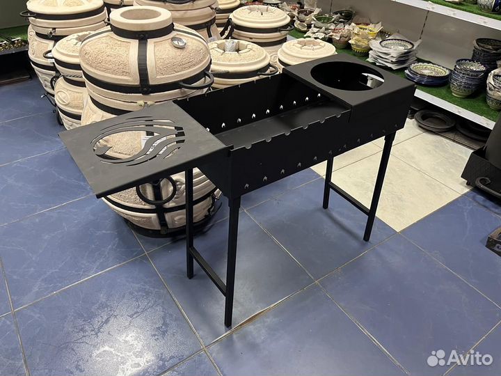 Мангалы разборные, подставка под казан, полка