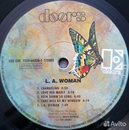 The Doors - L.A. Woman 1971 (2017) LP vinyl винил