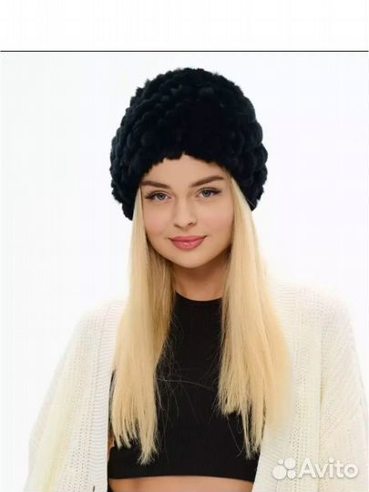Шапка женская кролик