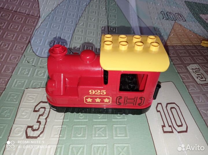 Локомотив платформа дупло duplo 10875 10874