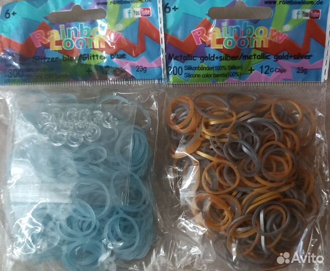 Оригинальные резиночки Rainbow loom 16 наборов