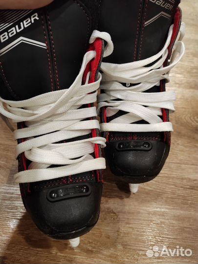 Хоккейные коньки bauer детские