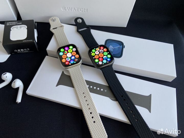 Apple watch 9 mini 40мм + AirPods 2 (Гарантия)