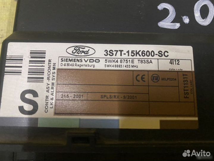 Блок управления центральным замком Ford Mondeo 3