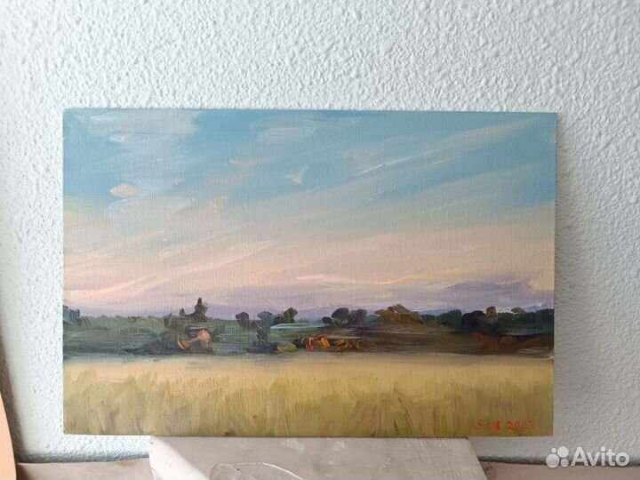 Картина маслом на холсте пейзаж