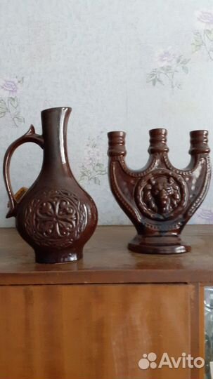 Подсвечник(глина СССР 75 г.)