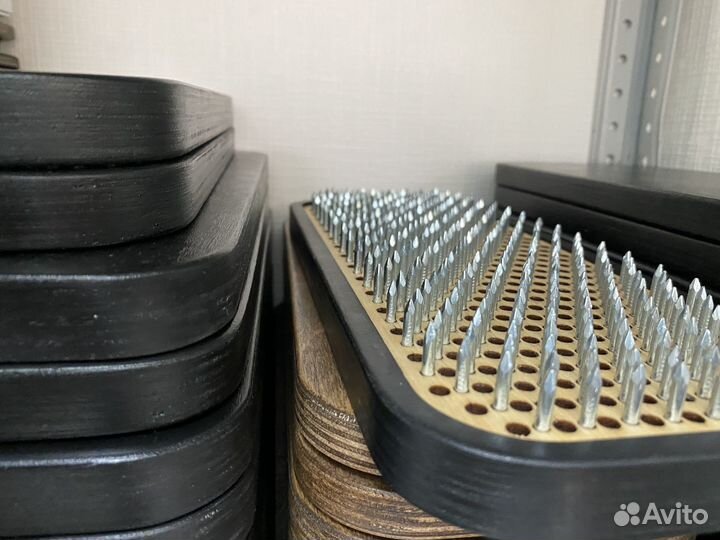 Доска садху с анатомическими гвоздями