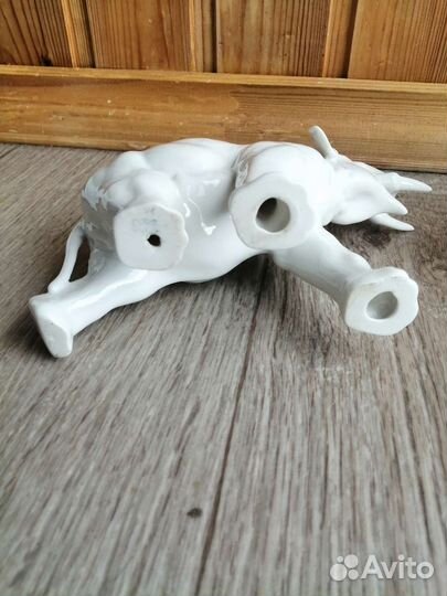 Статуэтки фарфоровые Слоны лфз СССР