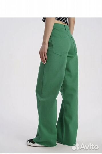 Джинсы женские широкие 44