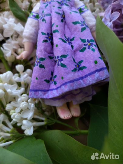 Ватные елочные игрушки