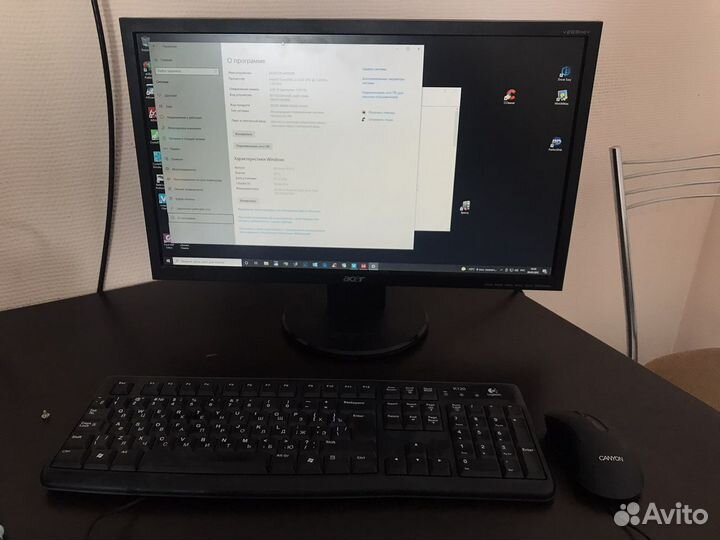 Монитор acer v223hqv