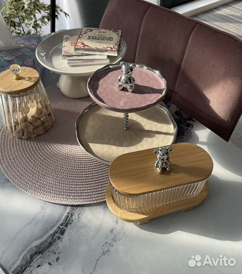 Емкость для сыпучих продуктов мишки