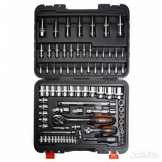 Набор торцевых головок и головок со вставкой 83шт