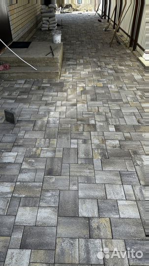 Тротуарная плитка, брусчатка, бордюры