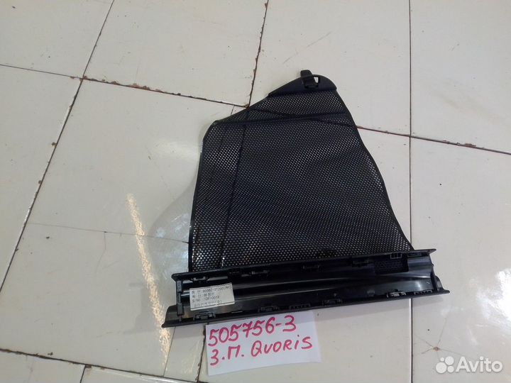 Шторка солнцезащитная заднего правого глухого стек