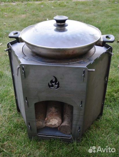 Печь казан мангал