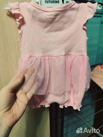 Боди на малышку 56