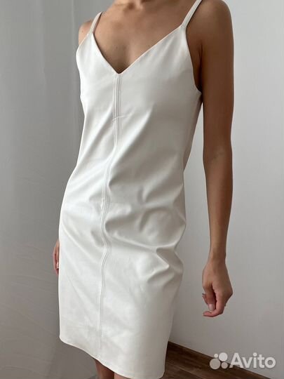 Платье женское 44 46 экокожа