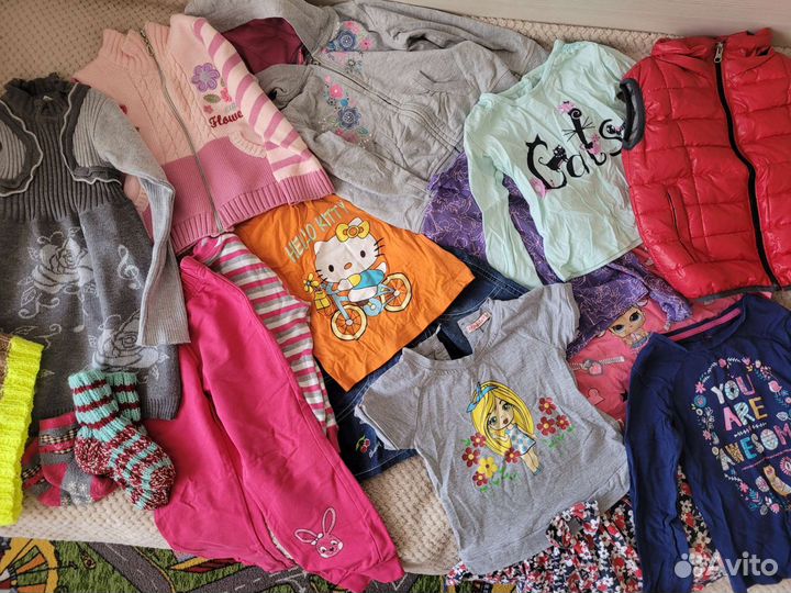 Вещи пакетом на девочку