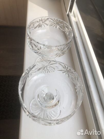 Хрустальная вазочка/креманка