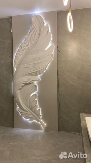 Барельеф оформление стен роспись