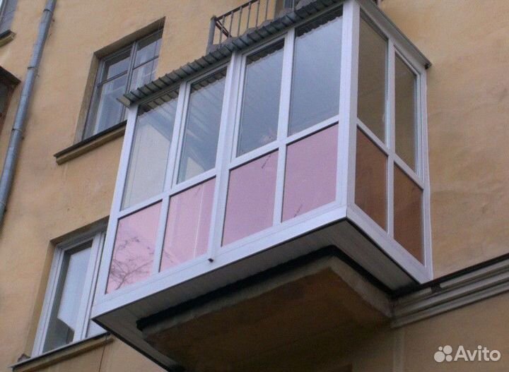 Экологически чистый пвх Балкон 1890*1500 под ключ