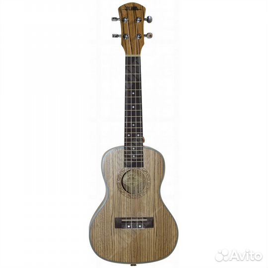 Укулеле концерт Alina UK-Zebra24 EQ, чехол в компл