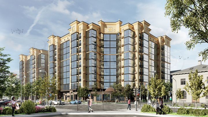 1-к. квартира, 49,2 м², 5/9 эт.