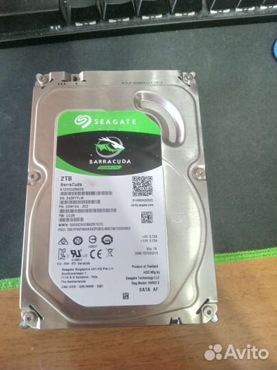 Жесткий диск seagate barracuda 2тб