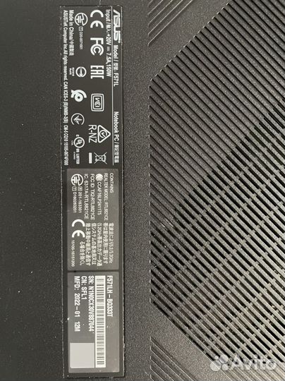 Ноутбук asus