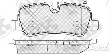 Колодки тормозные дисковые зад PN0485 NiBK