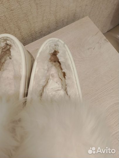 Угги женские тапочки с мехом