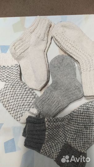 Продам носки шерстяные, варежки из козьего пуха.о