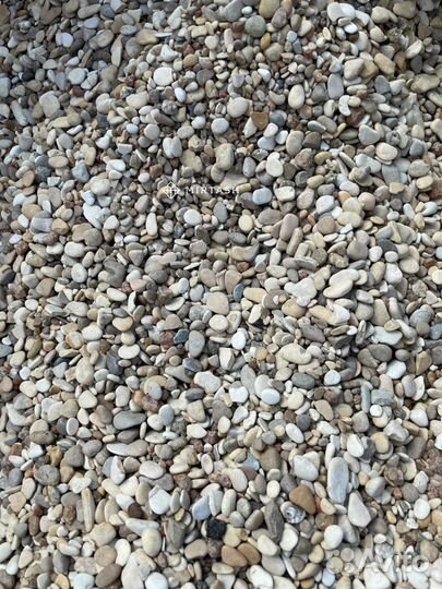 Морская галька 5-10 мм, каменный ковер