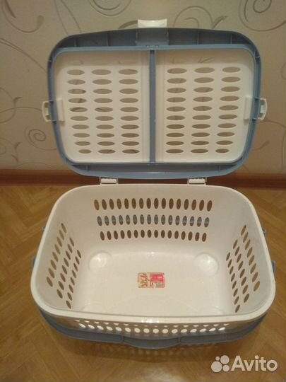 Переноска для кошек пластиковая бу