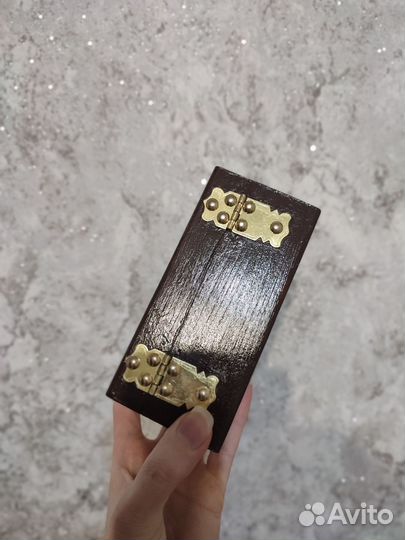 Ретро коробка шкатулка дерево