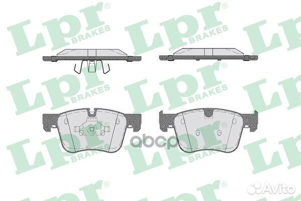 Колодки тормозные citroen C4/peugeot 308 13- пе