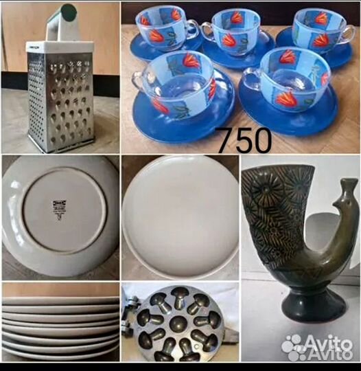 Сервиз. Кастрюля. Чайник. Кружка. Орешница. IKEA