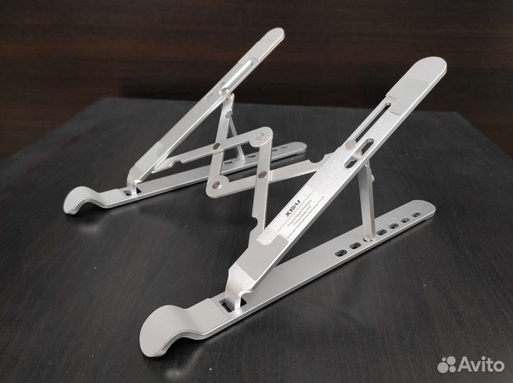 Подставка раскладная для ноутбука алюминиевая