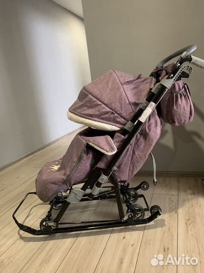 Санки коляска nika