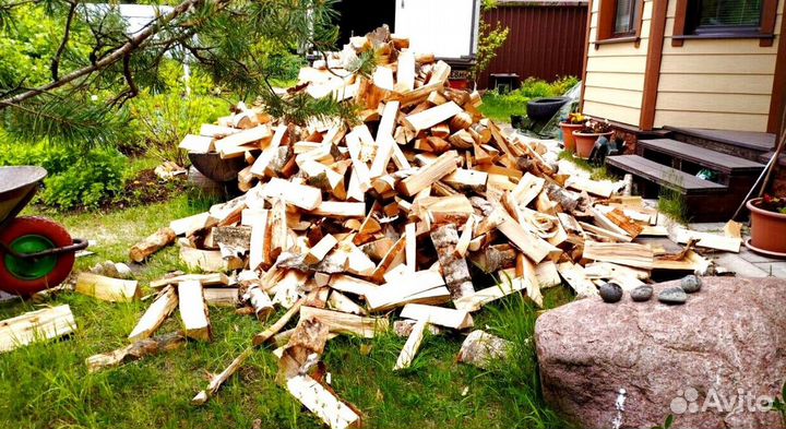 Дрова с доставкой в укладку любого объема
