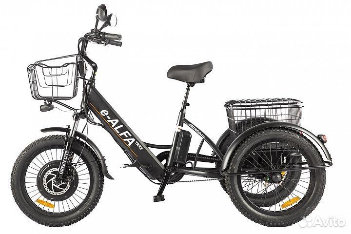 Трицикл Eltreco Green City e-alfa Trike