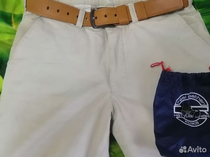 Мужской кожаный ремень