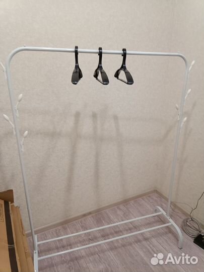 Вешалка для одежды напольная бу белая