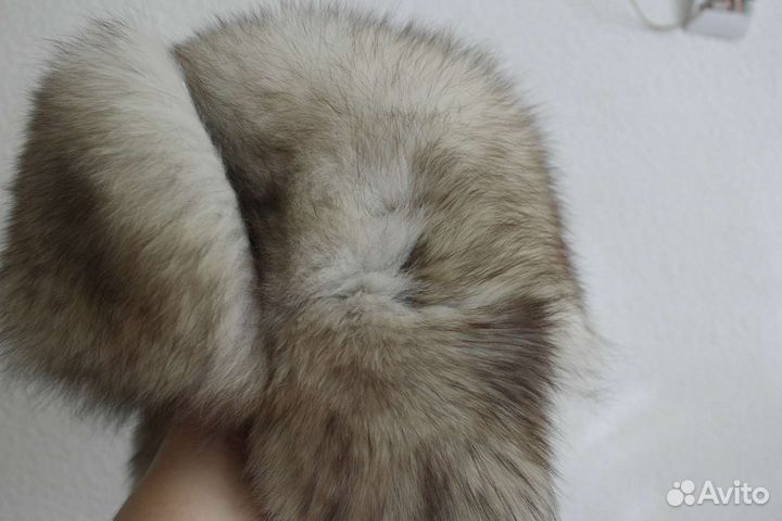 Шапка ушанка песец. 1993год