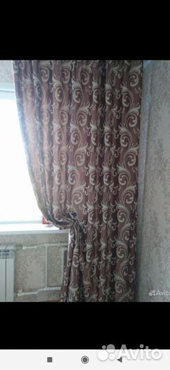 Комплект шторы и покрывало