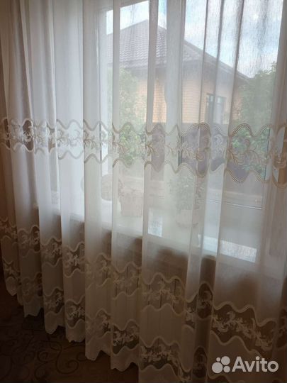 Шторы и тюль новые