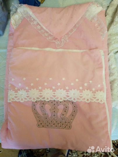 Конверт на выписку летний для девочки